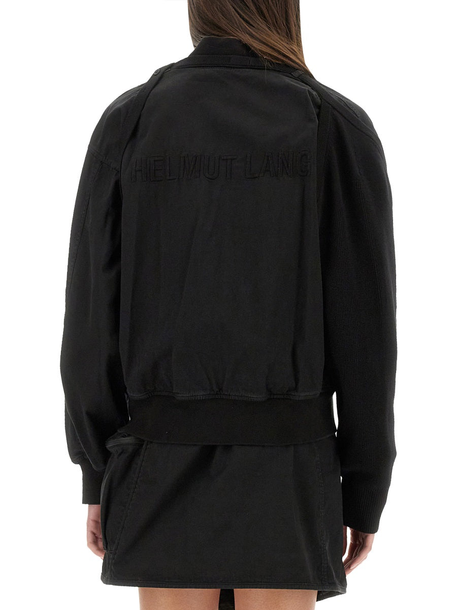 Ma1 Bomber Jacket Black Cotton