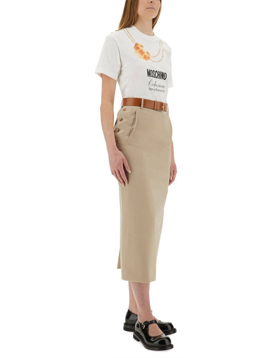 Breakfast T-Shirt White Cotton T-shirts