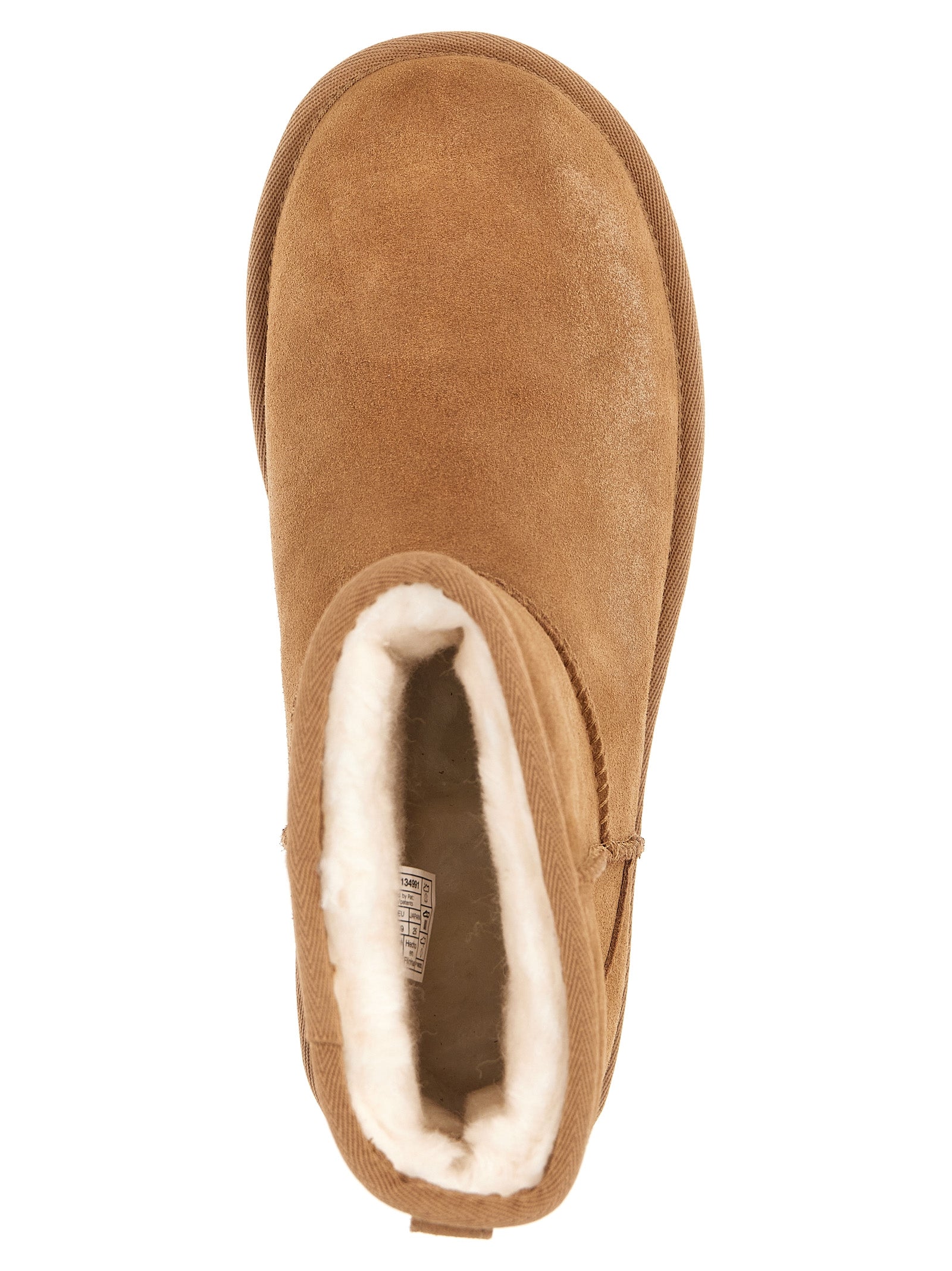 Classic Mini Platform ankle boots Brown Cow Leather (bos Taurus) Boots