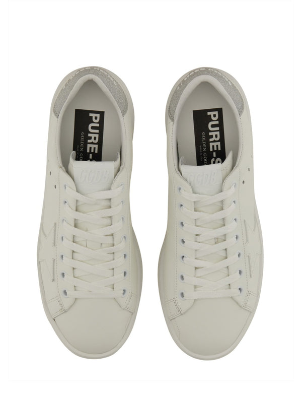 Purestar Sneaker With Logo White Cow Leather Trainers