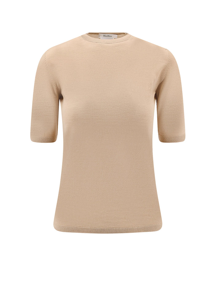 Max Mara T-Shirts And Polos Sand Lana Vergine