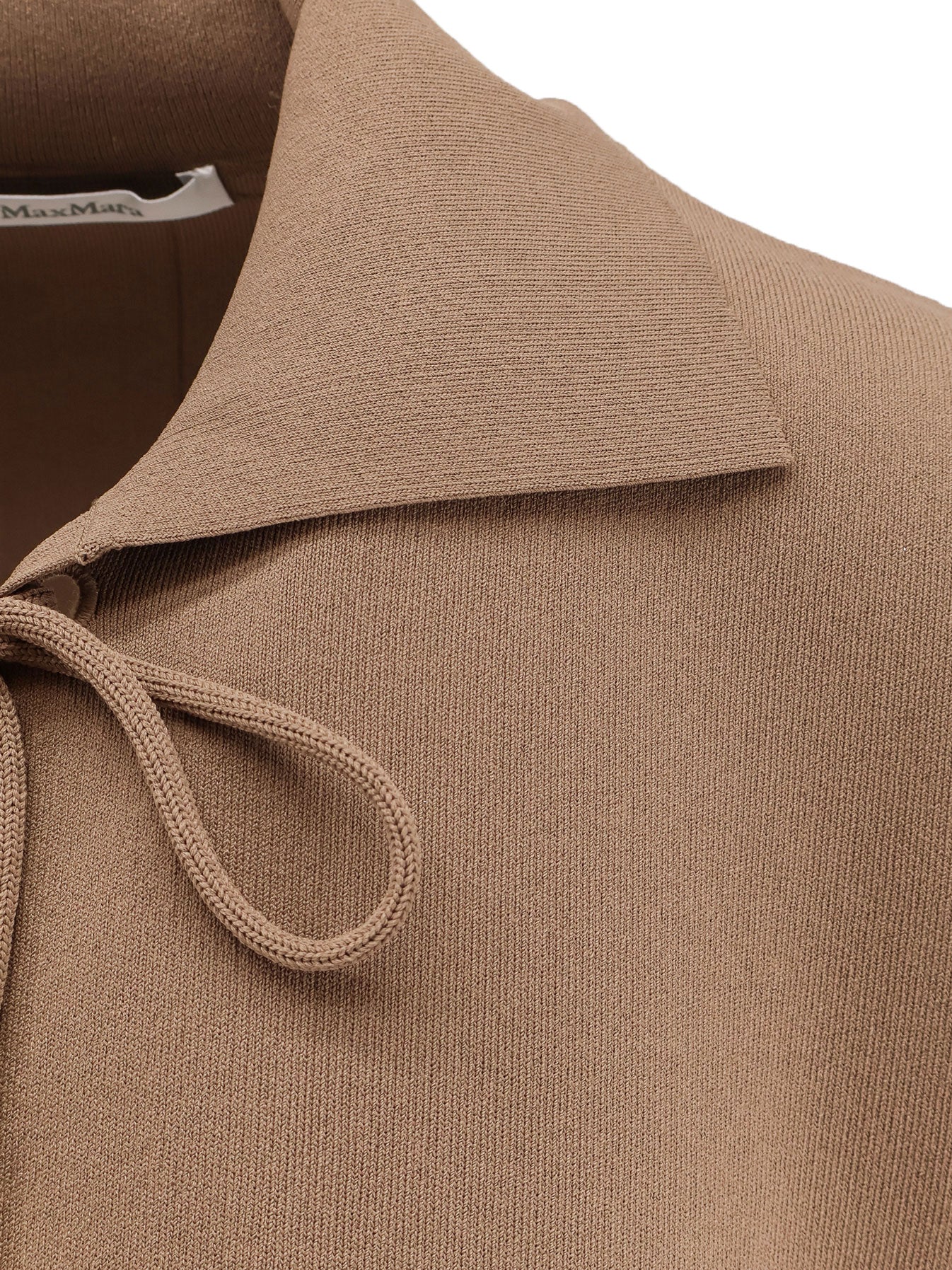 Max Mara T-shirts and Polos Brown Viscosa Poliammide
