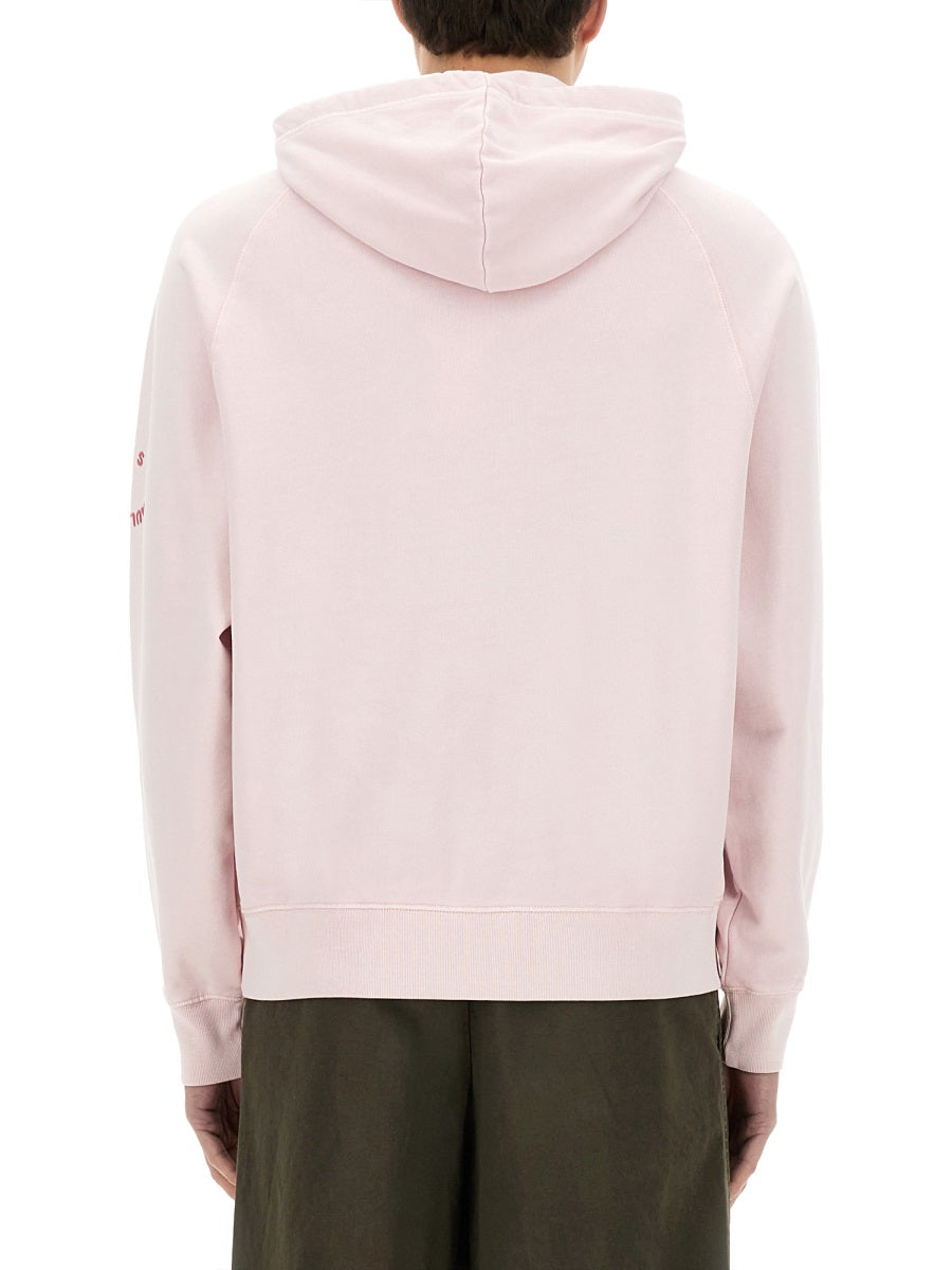 Pink Cotton Sweatshirt Sweatshirts