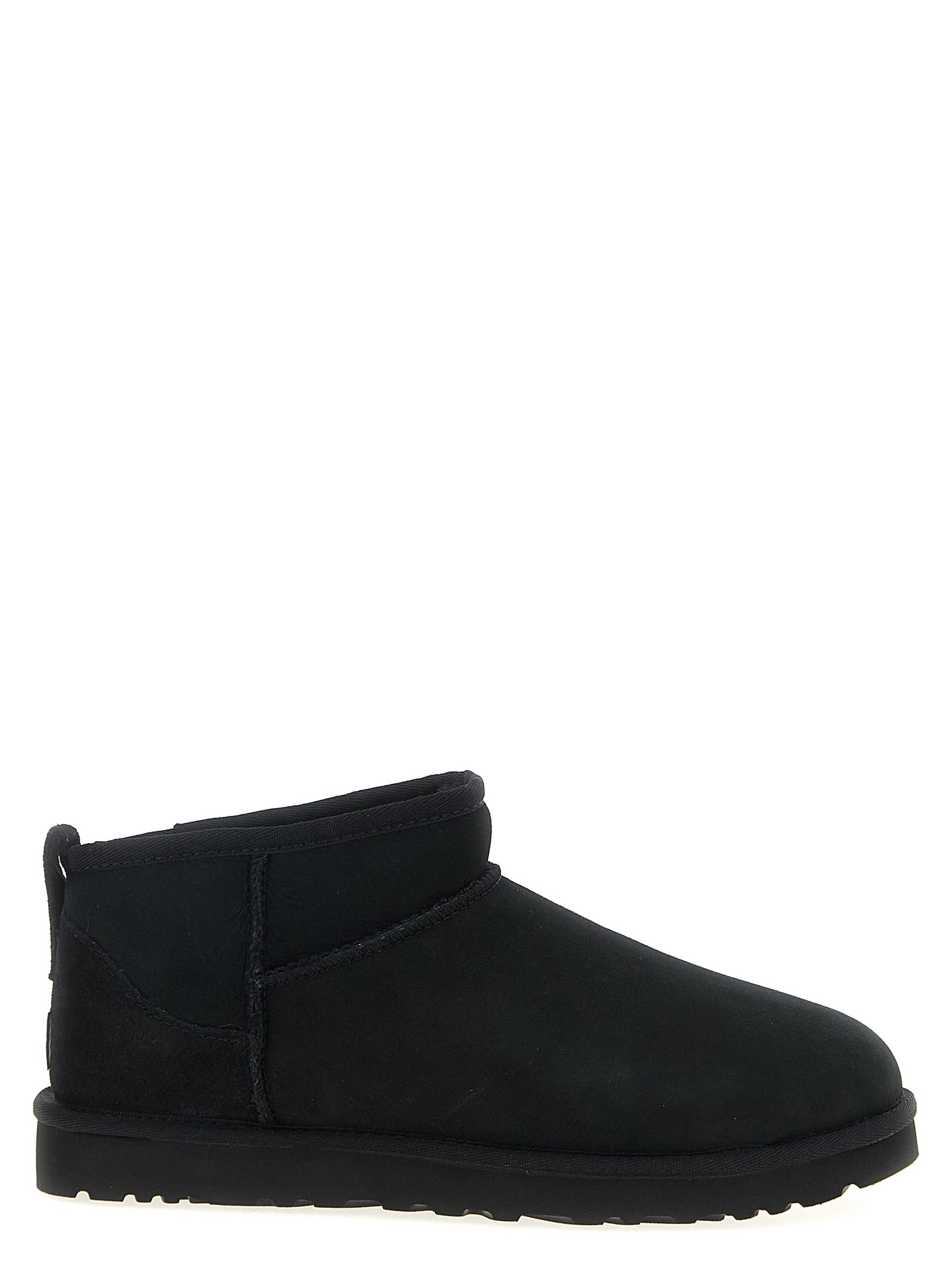 Classic Ultra Mini ankle boots Black Twinface Calf Leather Boots