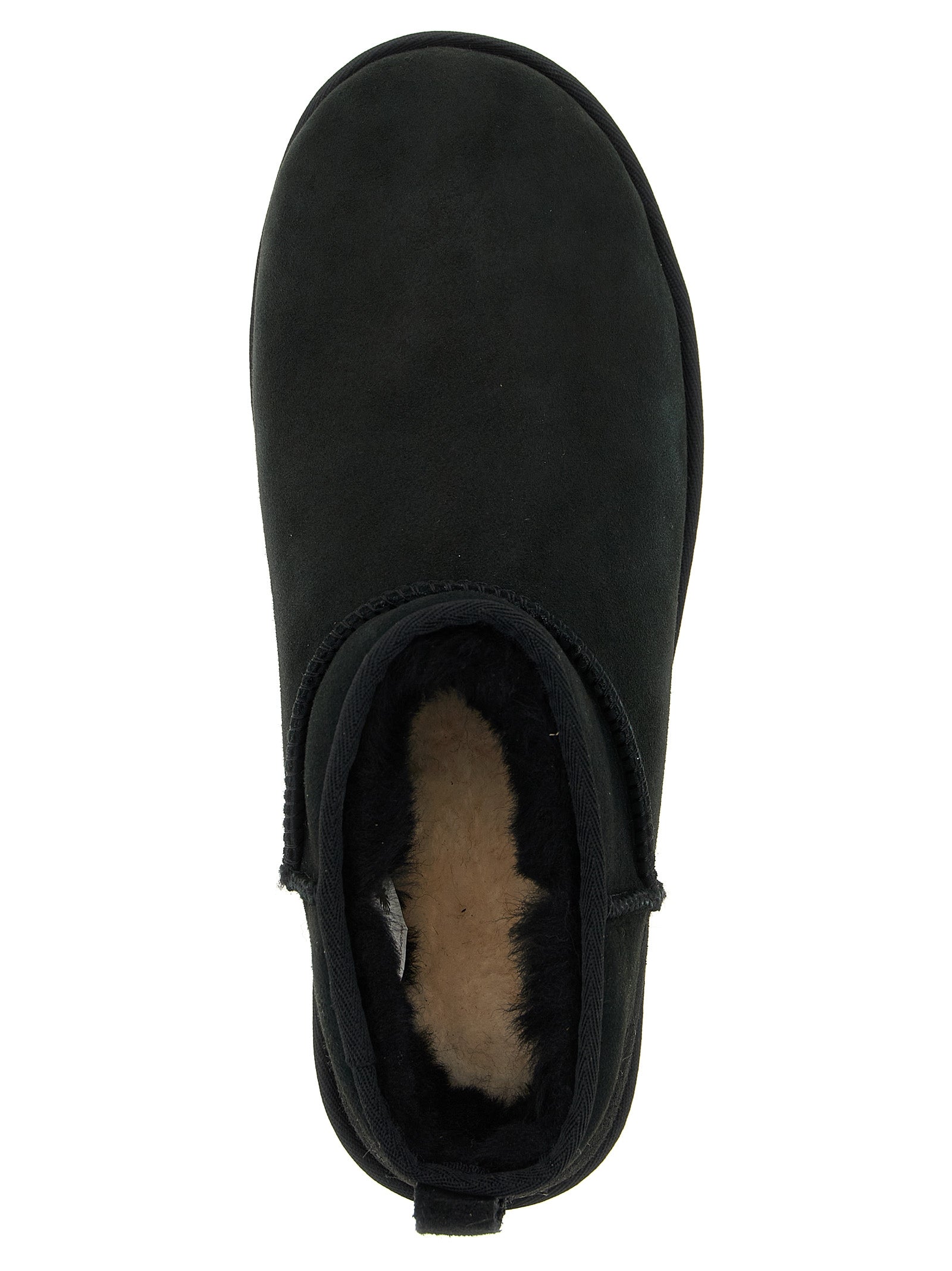 Classic Ultra Mini ankle boots Black Twinface Calf Leather Boots