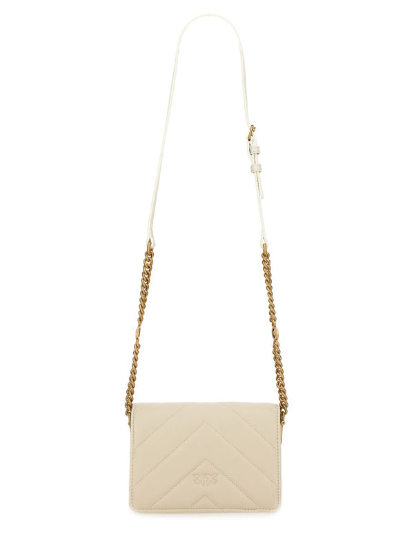 Click Mini Love Bag Ivory Leather Shoulder