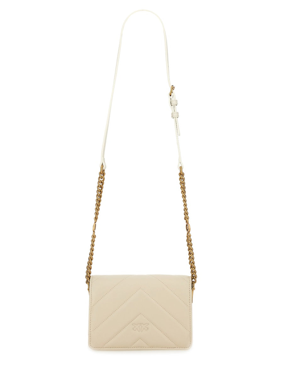 Click Mini Love Bag Ivory Leather Shoulder
