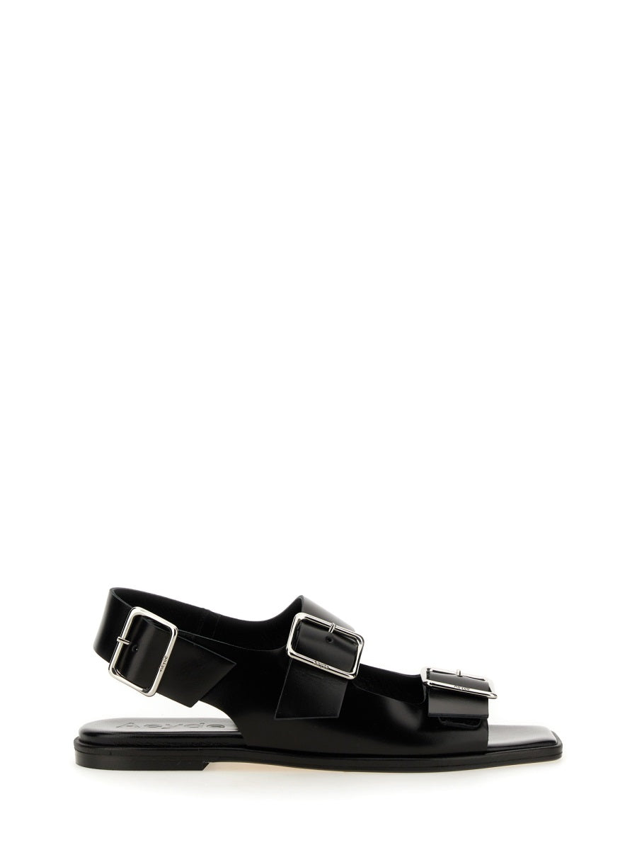 Sandal Black Calf Leather