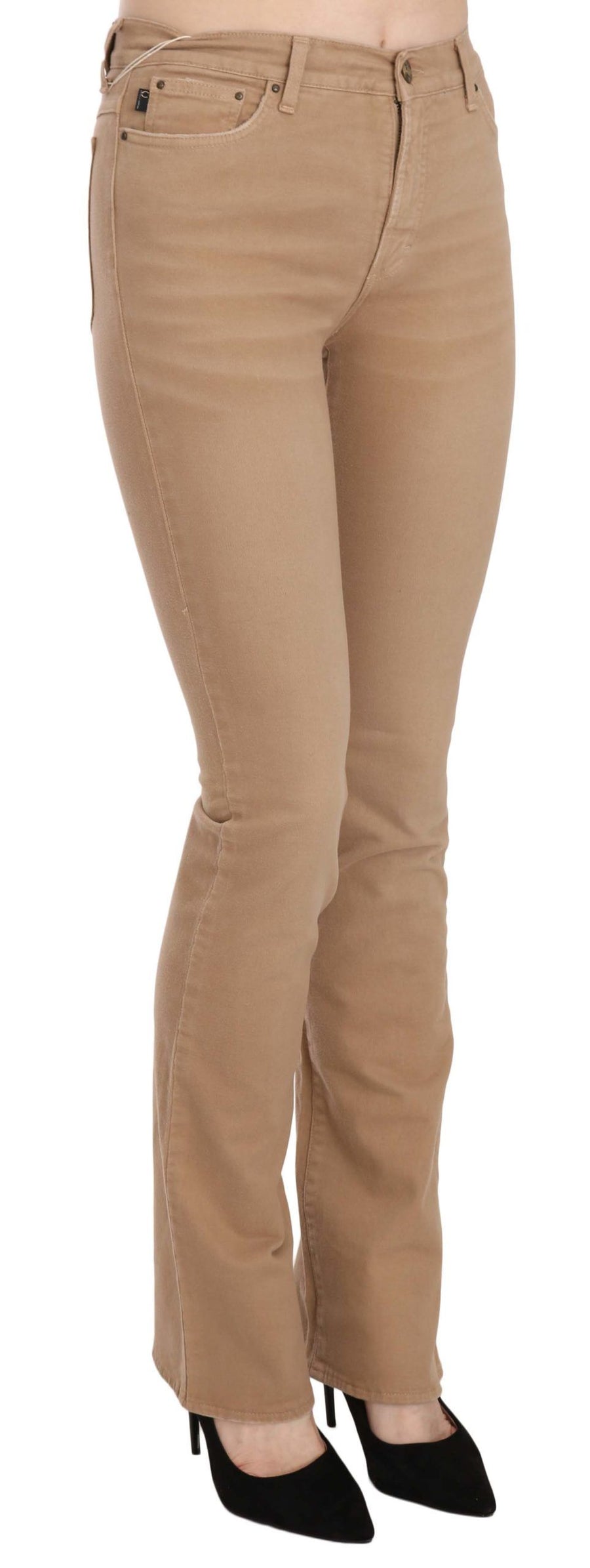 Just Cavalli 97% Cotton 3% Other materials trousers in brown