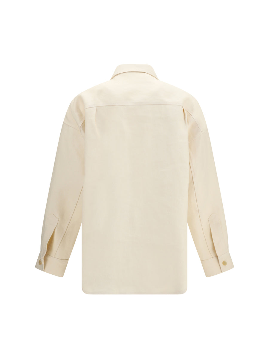 Overshirt Luisa Linen Cream Shirt