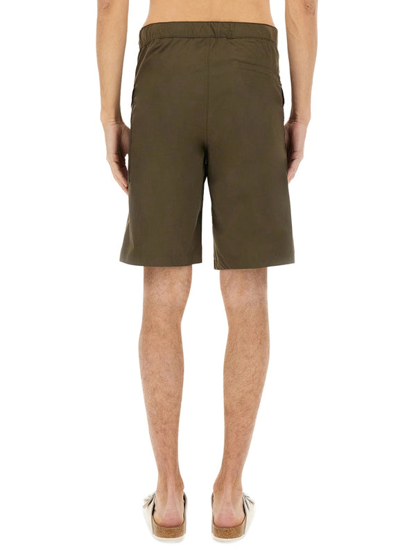 Military Green Shorts Cotton