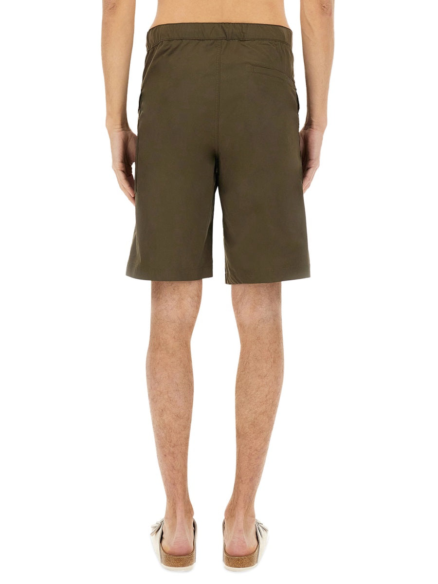 Military Green Shorts Cotton