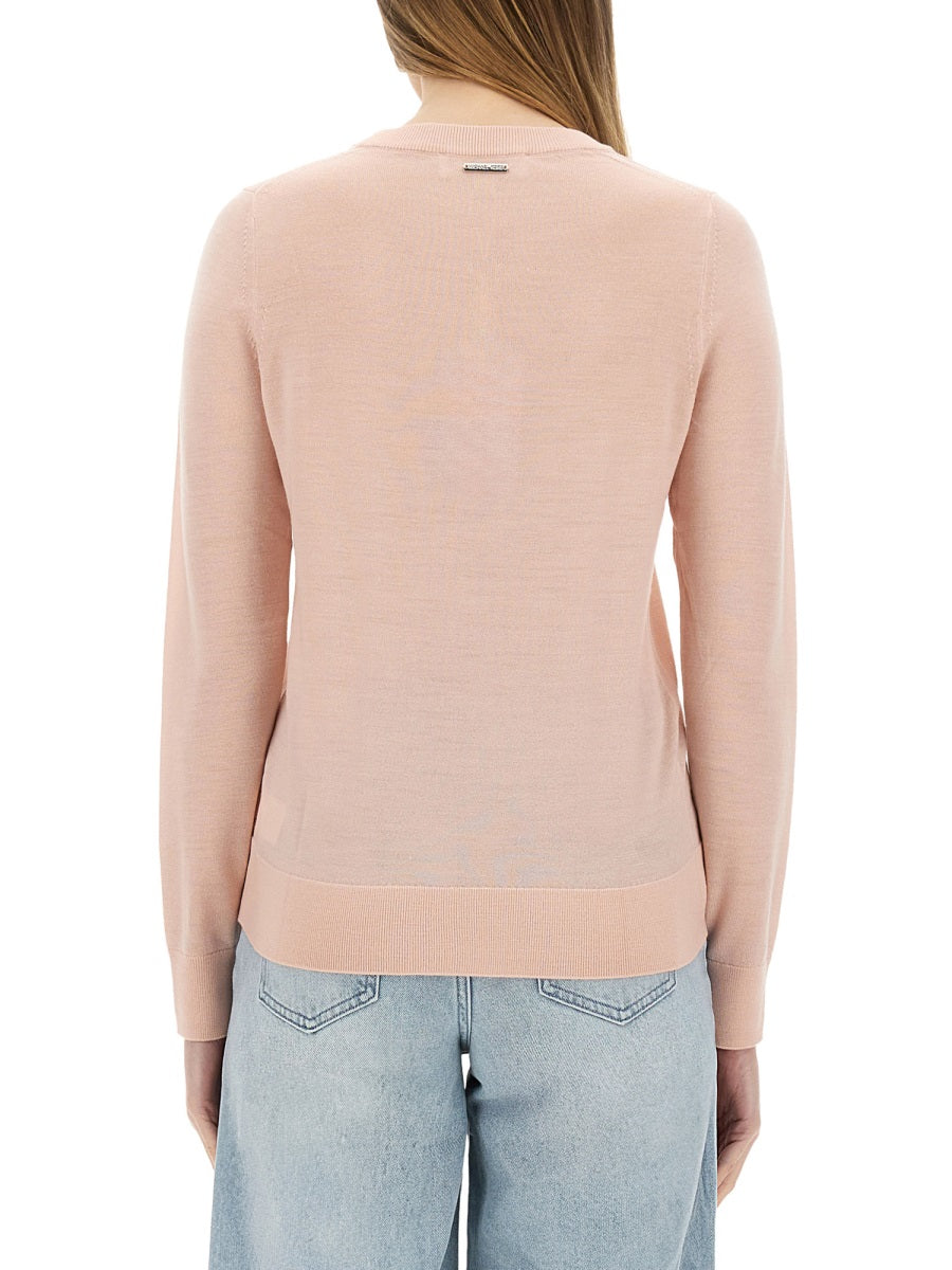 Wool Jersey Pink Merino Jumpers