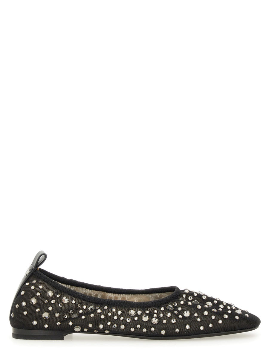 Ballerina With Crystals Black Upper: Nylon; Lining: Nylon Shoe