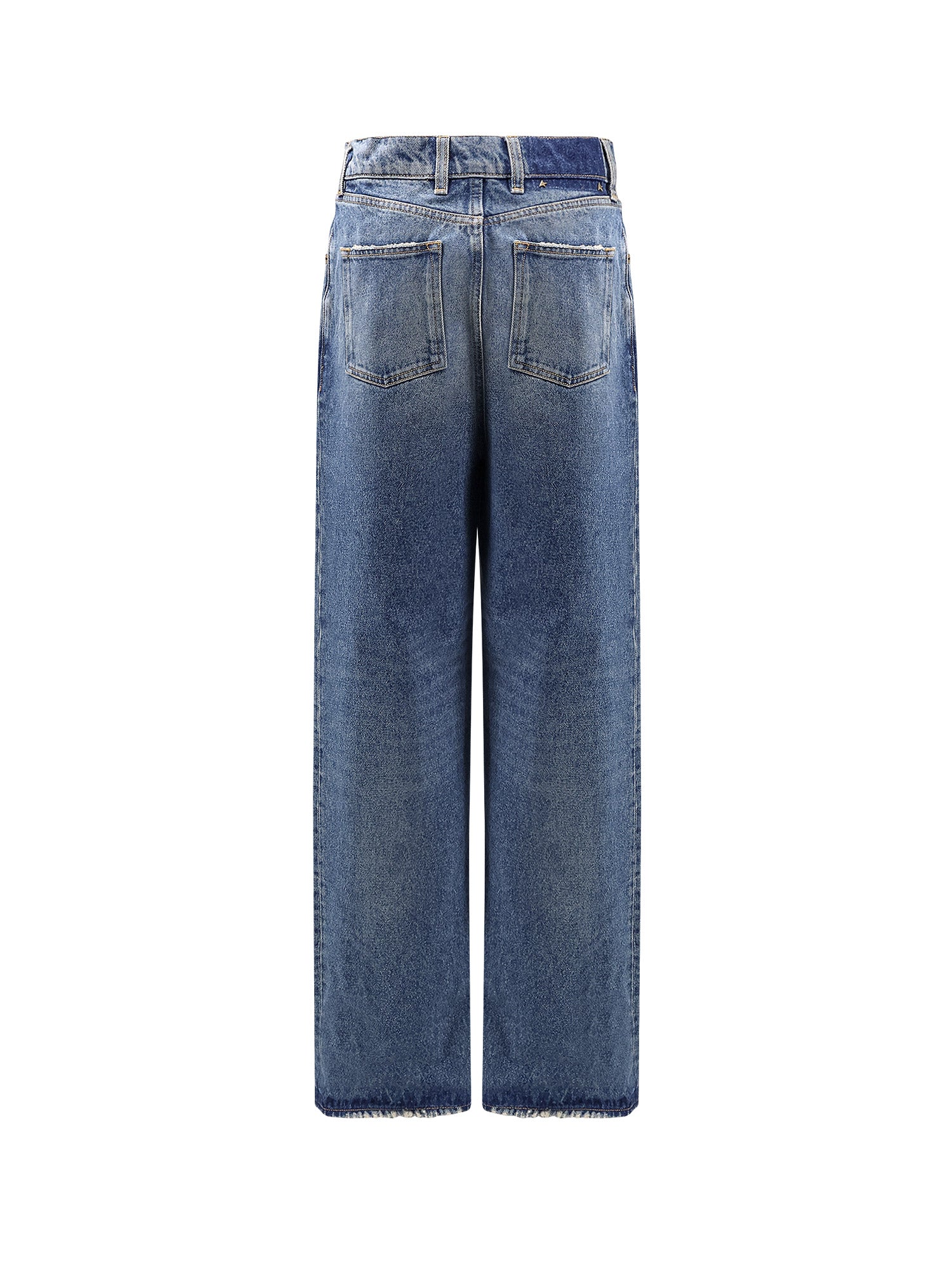 Golden Goose Jeans Blue Cotone