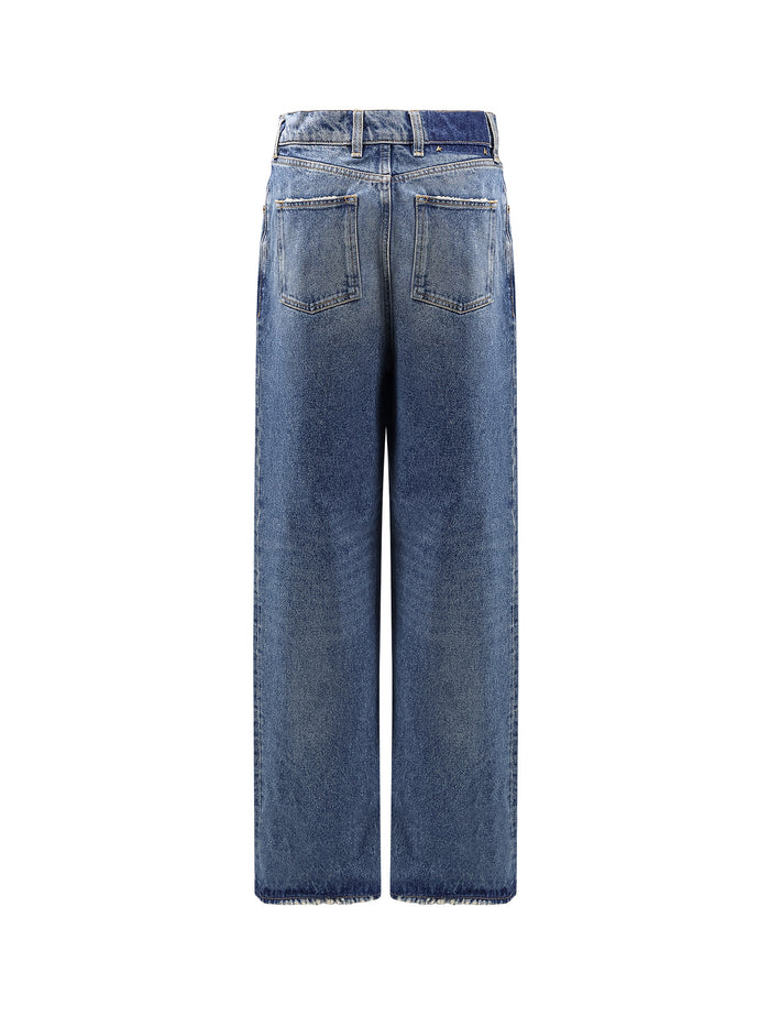 Golden Goose Jeans Blue Cotone