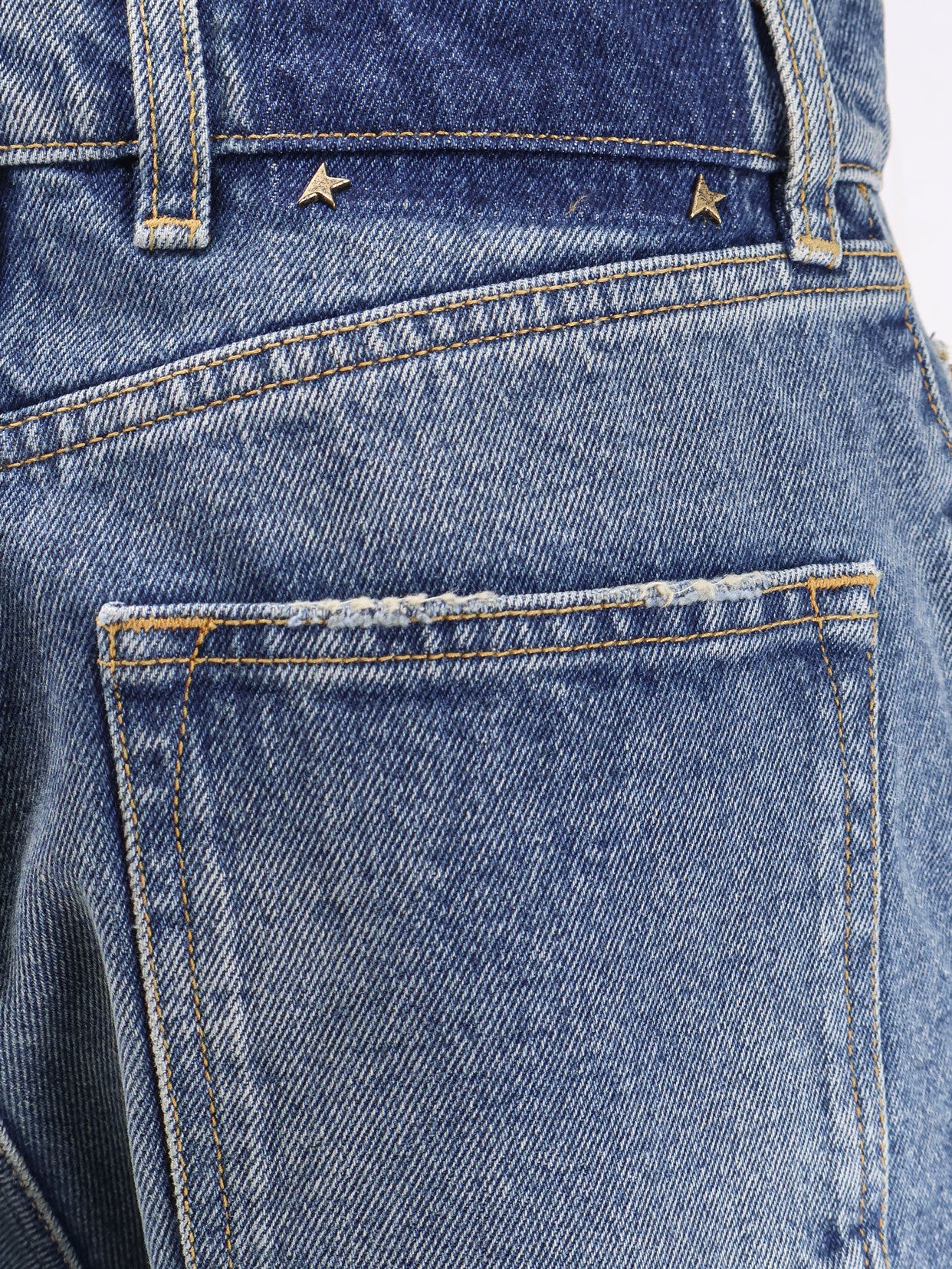 Golden Goose Jeans Blue Cotone