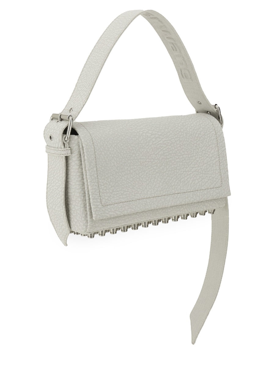 Medium Cotton Rich Bag White Shoulder