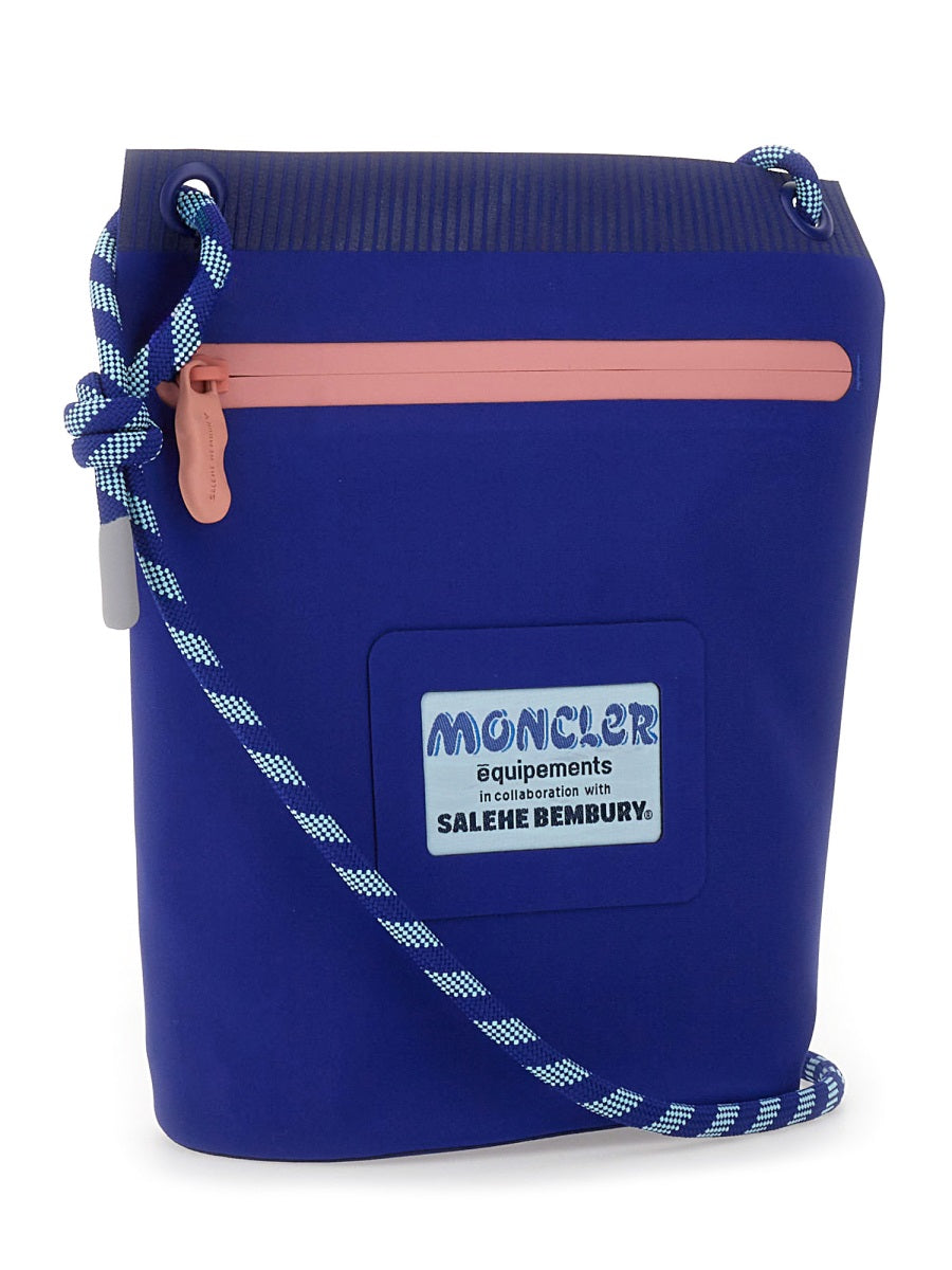 Clutch Bag Amoeba Blue Polyamide/nylon Shoulder