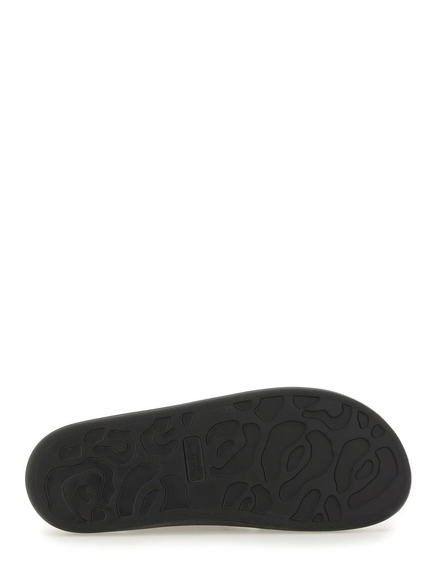 Sandals Hybrid Double Buckle Black Thermoplastic Polyurethane