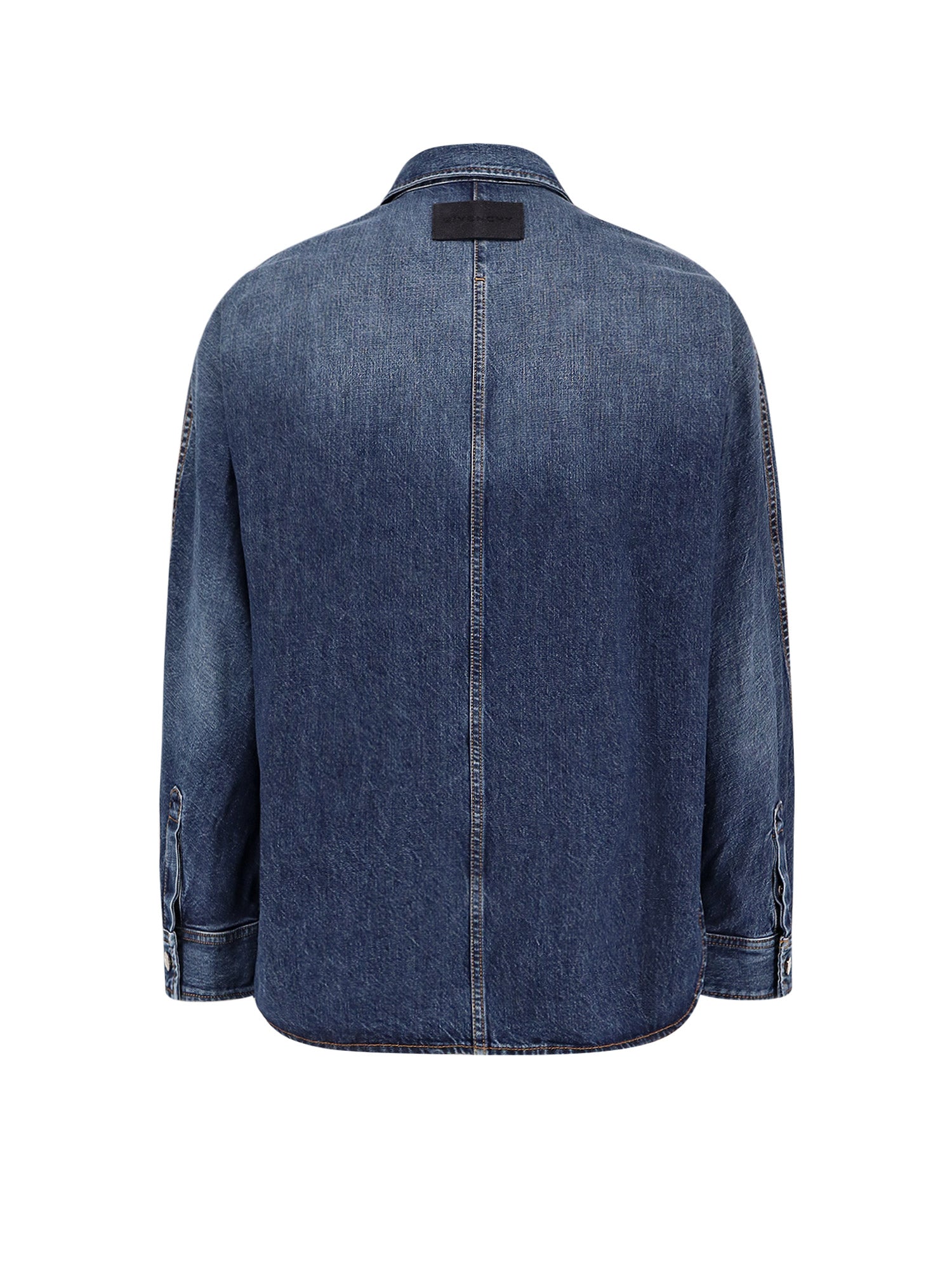 Givenchy Shirts Blue Cotone
