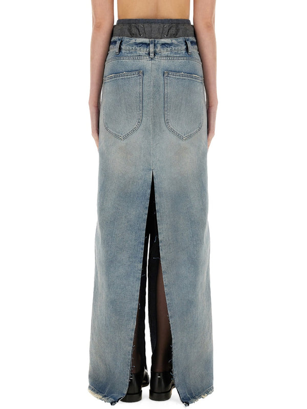 Denim Skirt: Anonymity Of The Lining Cotton