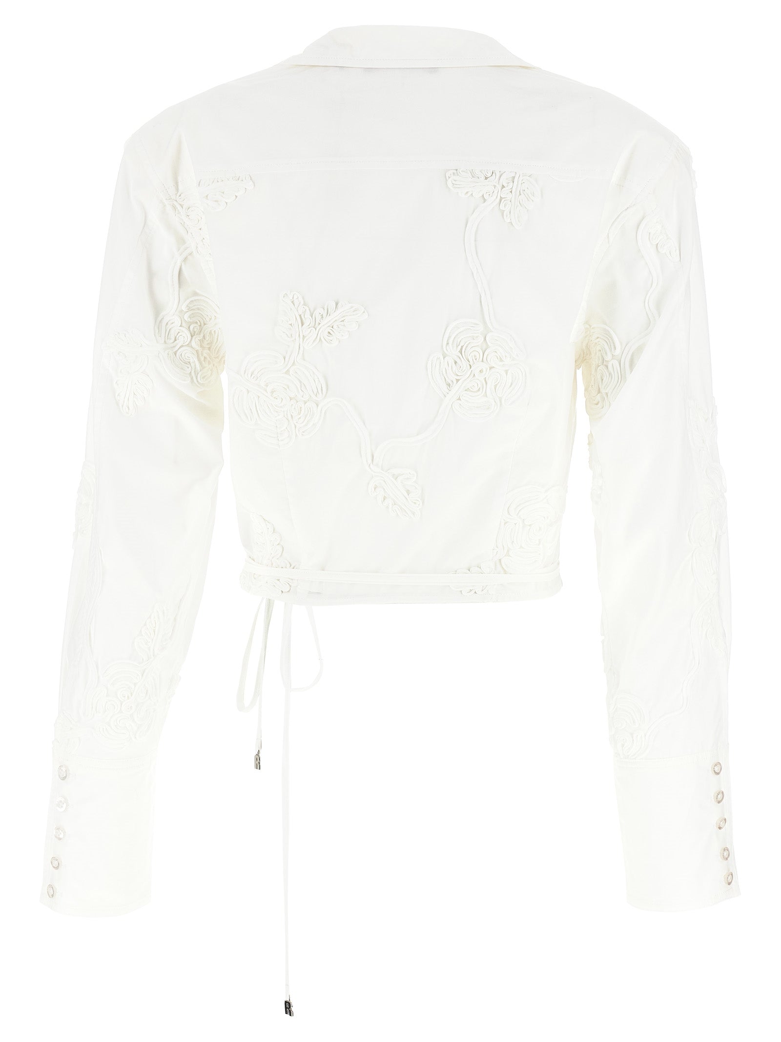 Wrap Cotton shirt White Shirt, Blouse