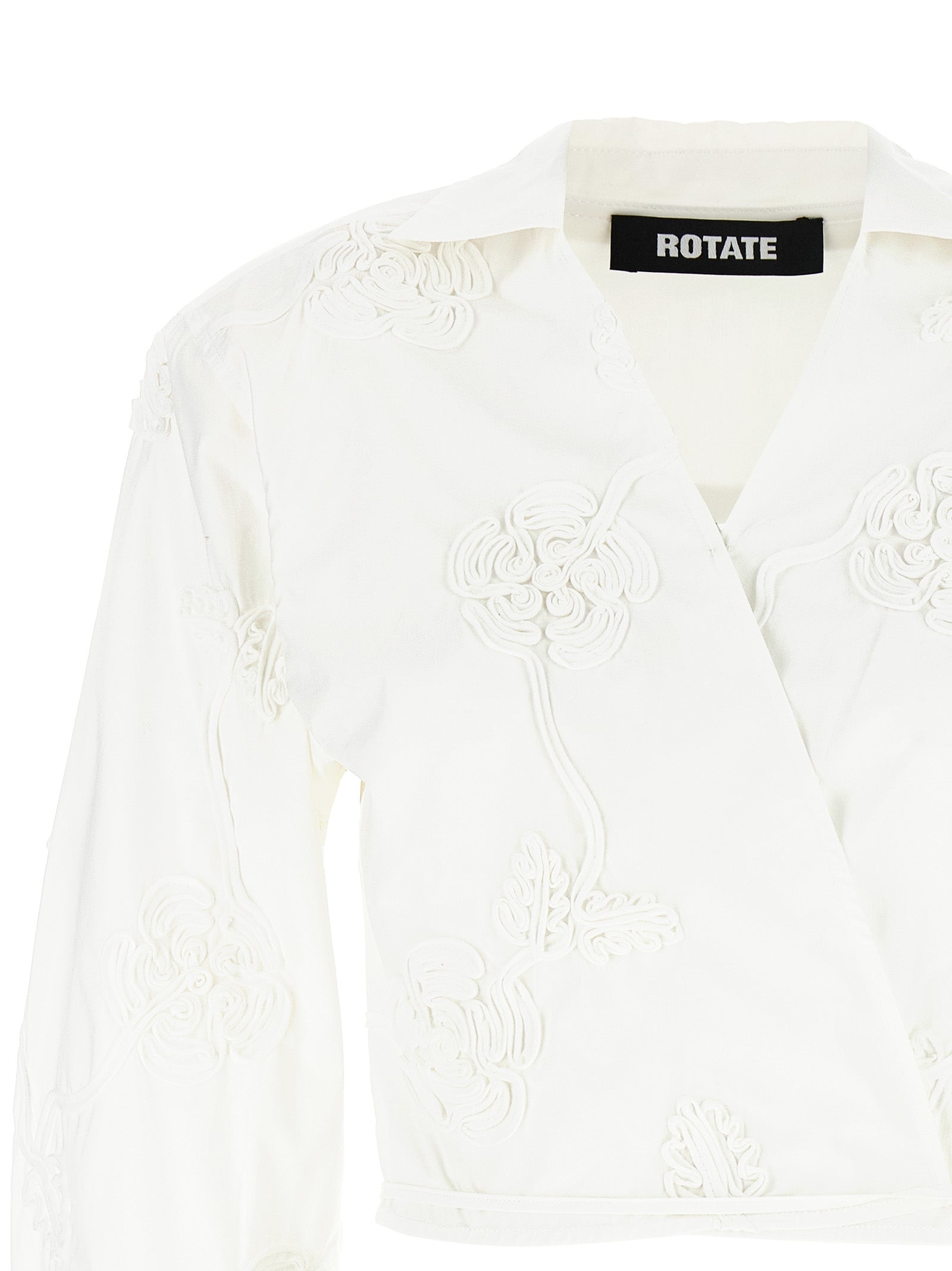 Wrap Cotton shirt White Shirt, Blouse