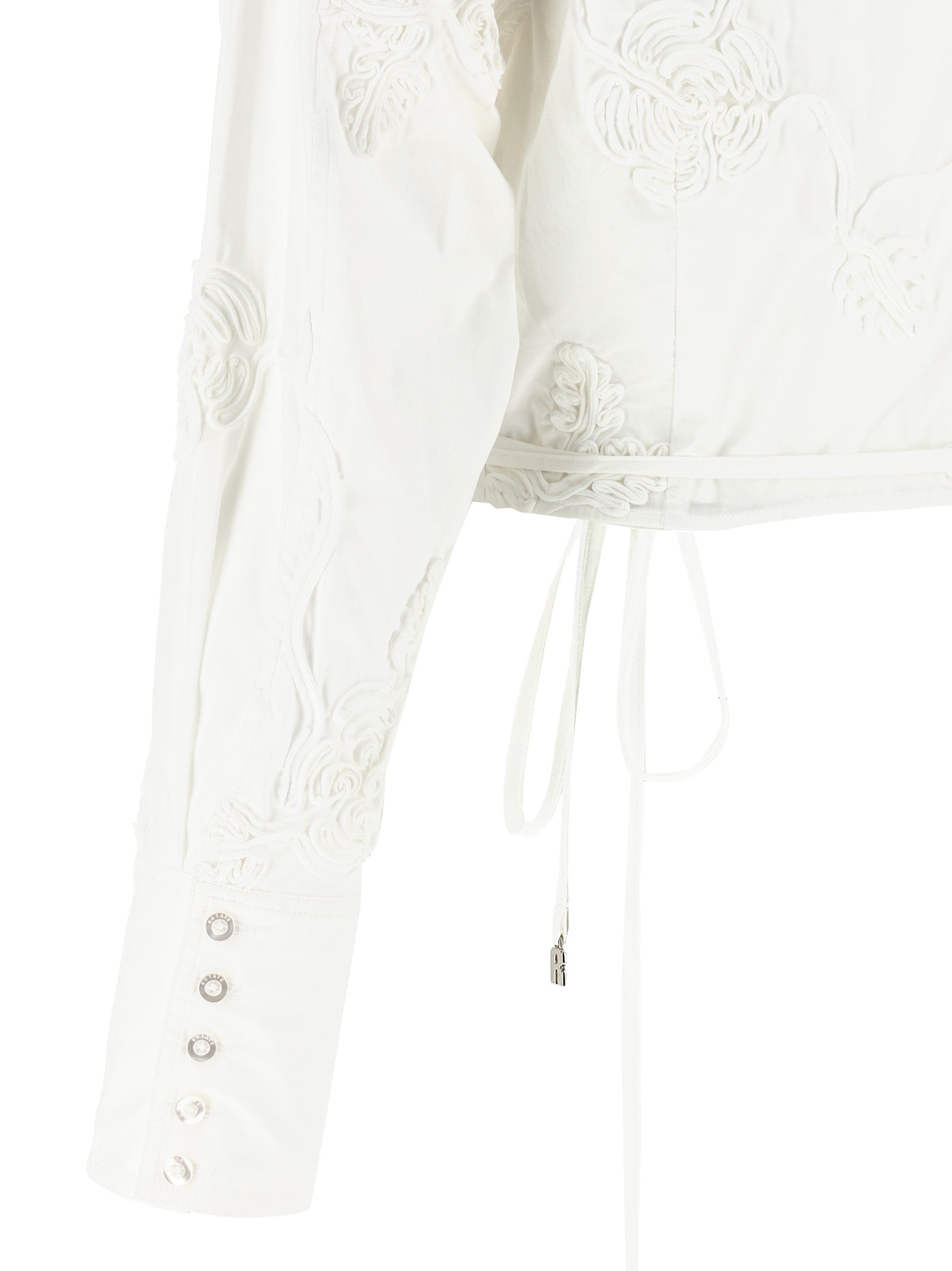 Wrap Cotton shirt White Shirt, Blouse