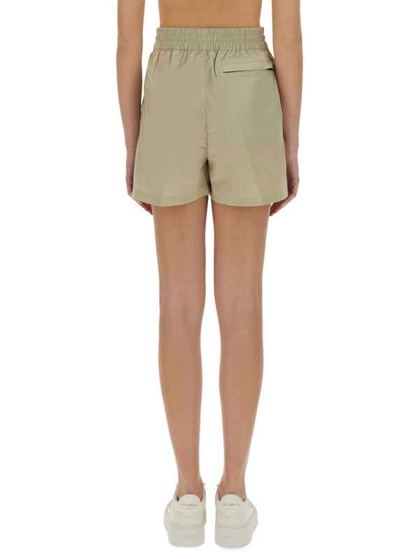 Nylon Shorts Beige Polyamide