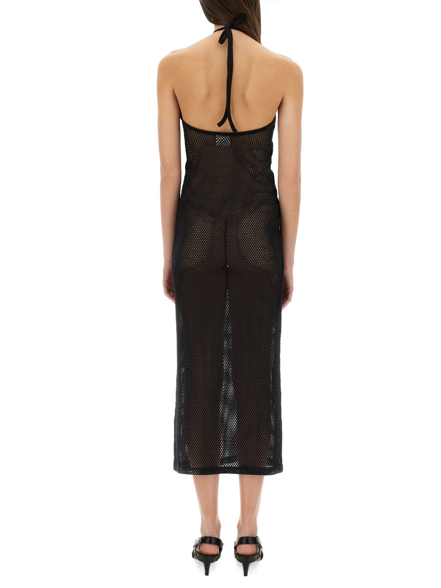 Holistic Long Dress Black Cotton