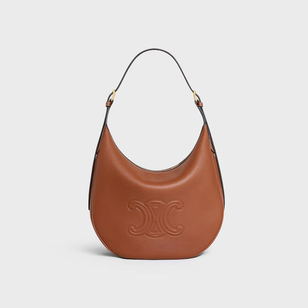Celine Leather shoulder bag in brown