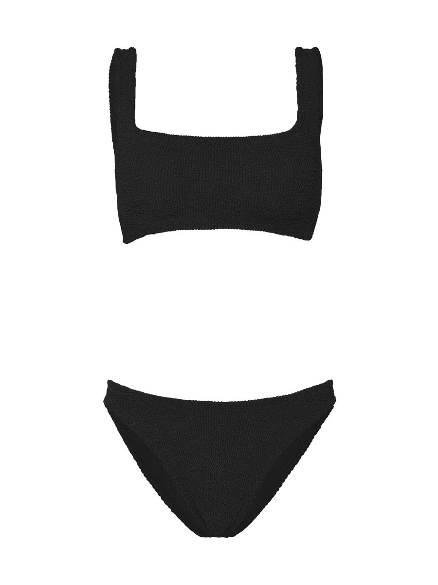 Bikini Set Xandra Black Polyamide Elastane Swim Shorts