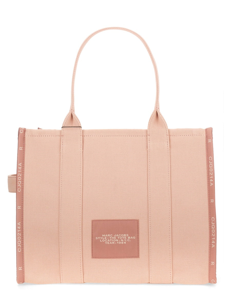 Tote Bag The Pink Jacquard Textile Handbags