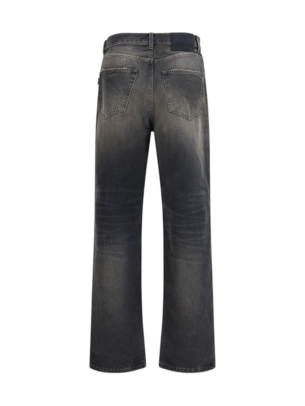 Loose Jeans Pasadena Black Cotton