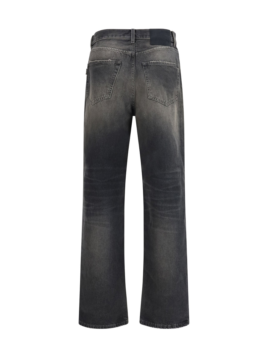 Loose Jeans Pasadena Black Cotton
