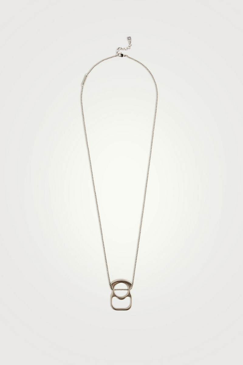 Givenchy G Can Pendant Silvery Necklace_silvery Silver Necklaces & Pendants