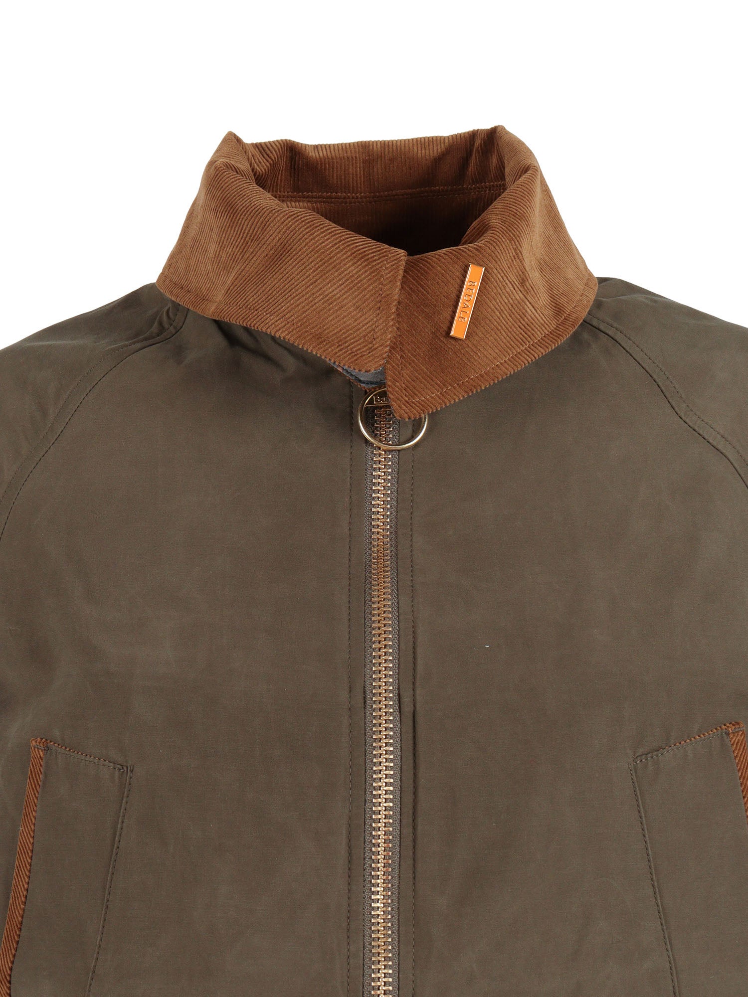 Icons Bedale Showerproof Green Cotton Polyamide Heavy Jacket
