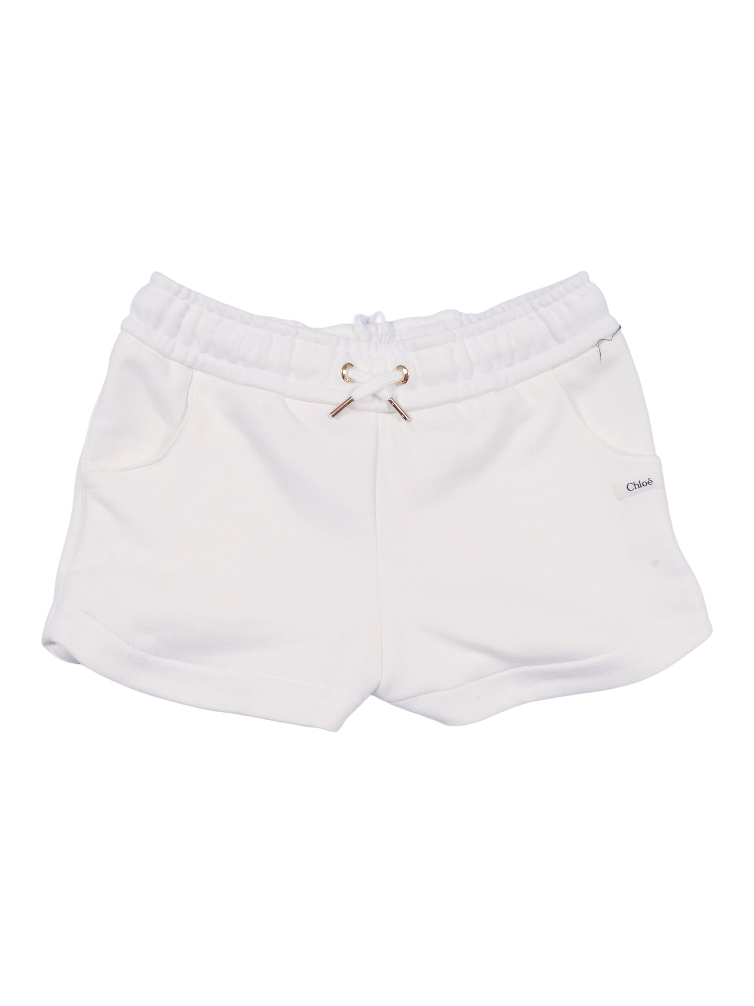 Shorts White Cotton Fabric 2