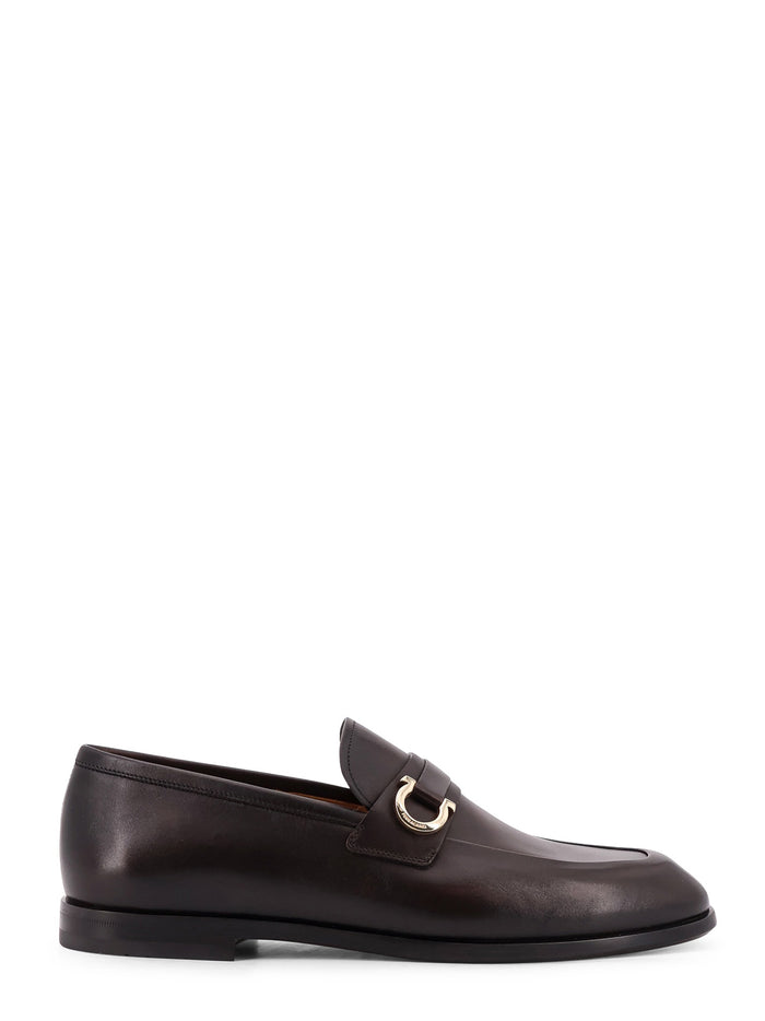 Ferragamo Flat Shoes Brown Pelle