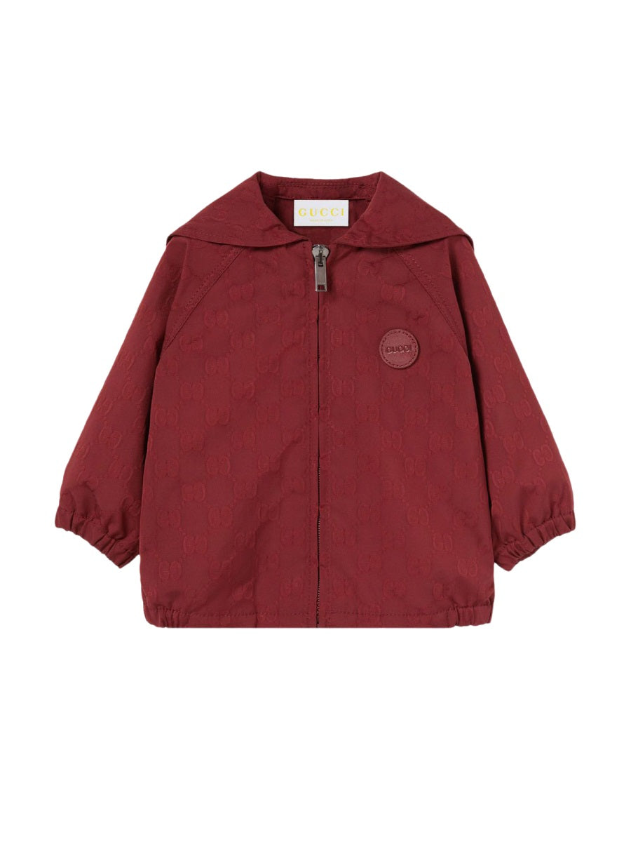 Jacket Calf Skin Red Polyester