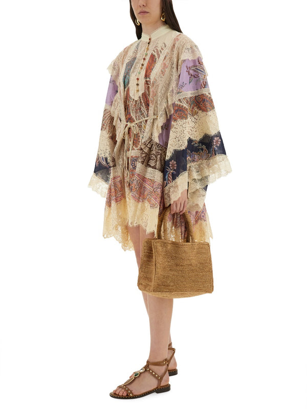 Rhiannon Mini Dress Multicolour Cotton