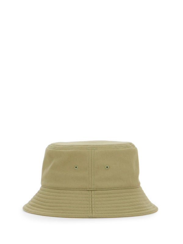 Baseball Cap With Ekd Beige Cotton Hat