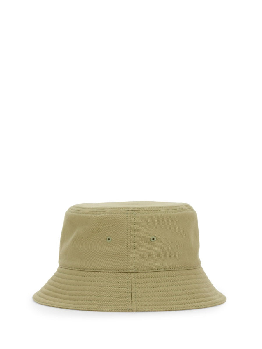 Baseball Cap With Ekd Beige Cotton Hat