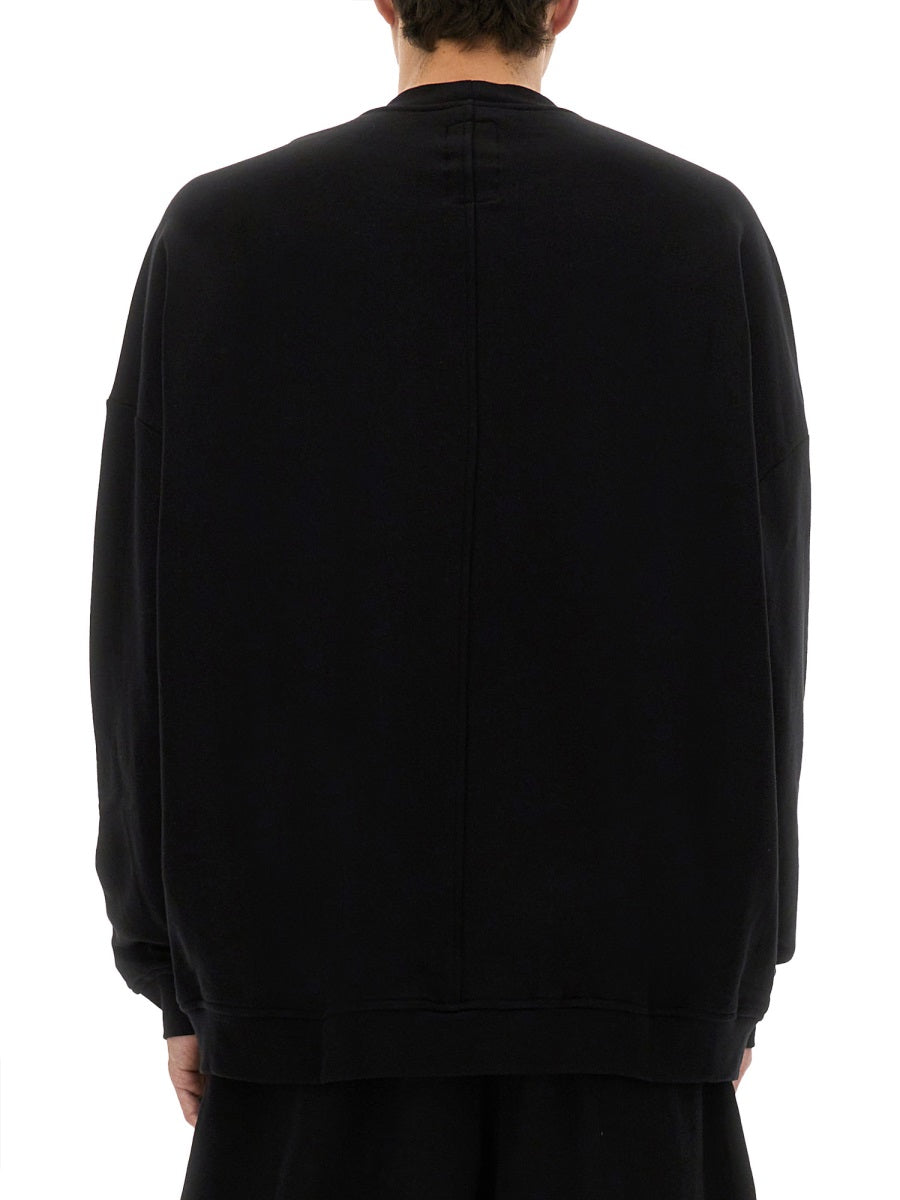 Jumbo Sweatshirt Black Cotton Sweatshirts