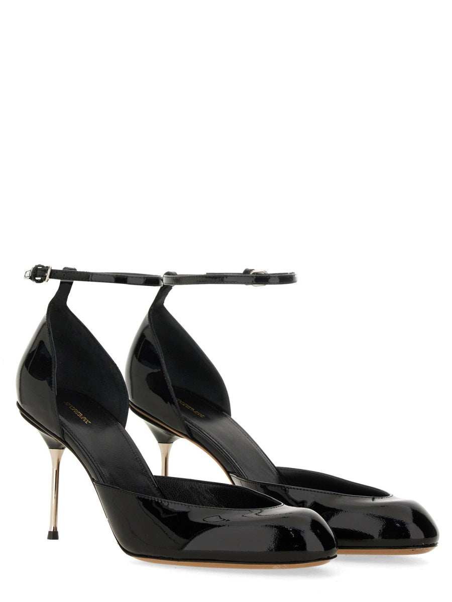 Mary Jane Pumps Black Leather Of Calf Bos Taurus