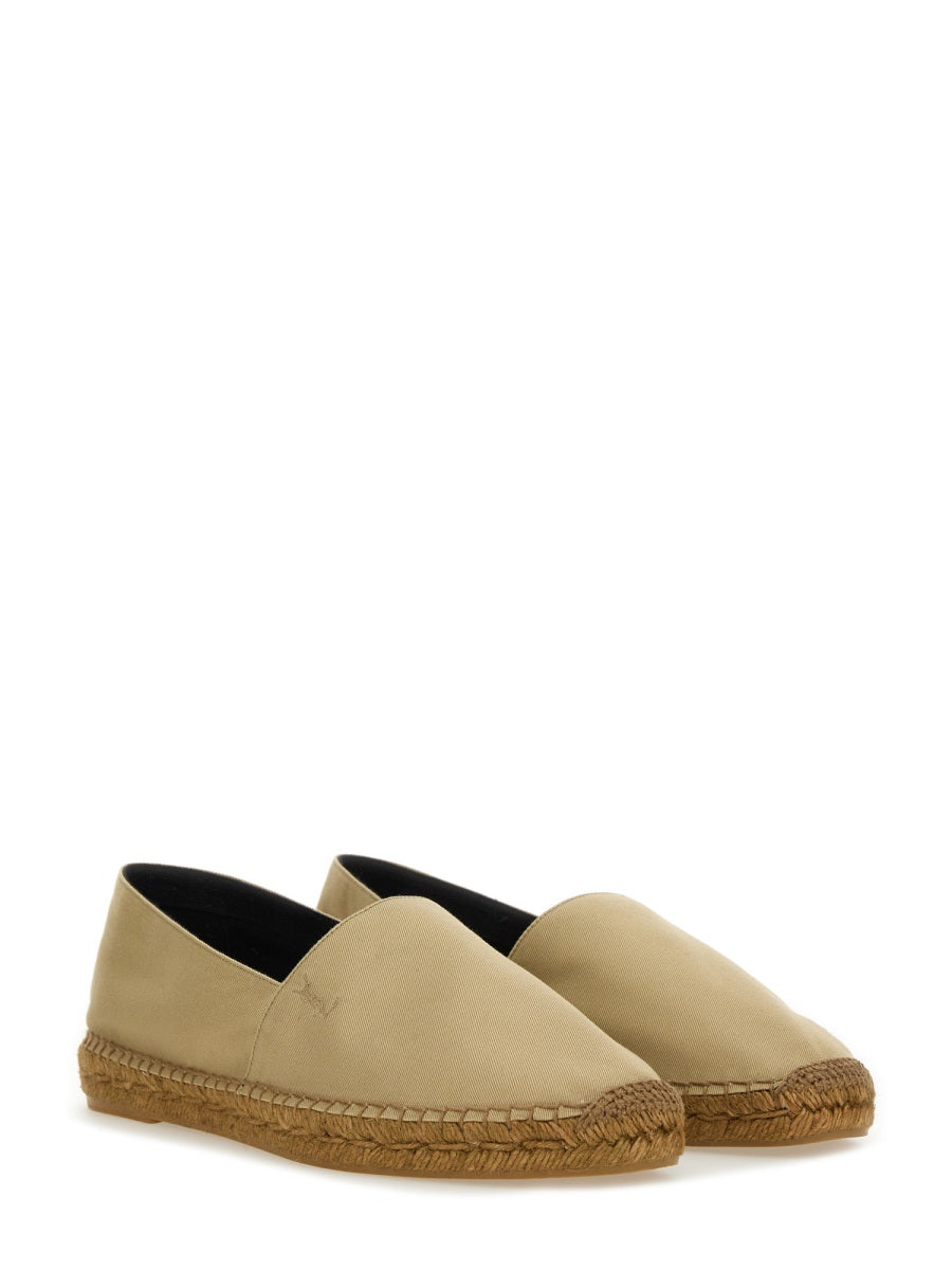 Espadrille Cotton Gabardine Beige Shoe