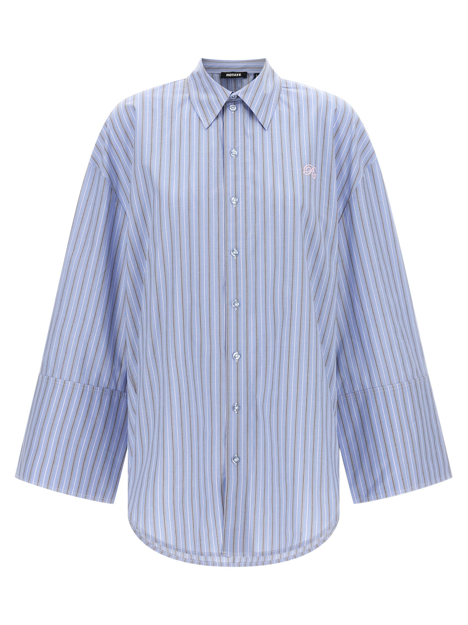 Poplin Oversized shirt Light Blue Cotton Shirt, Blouse