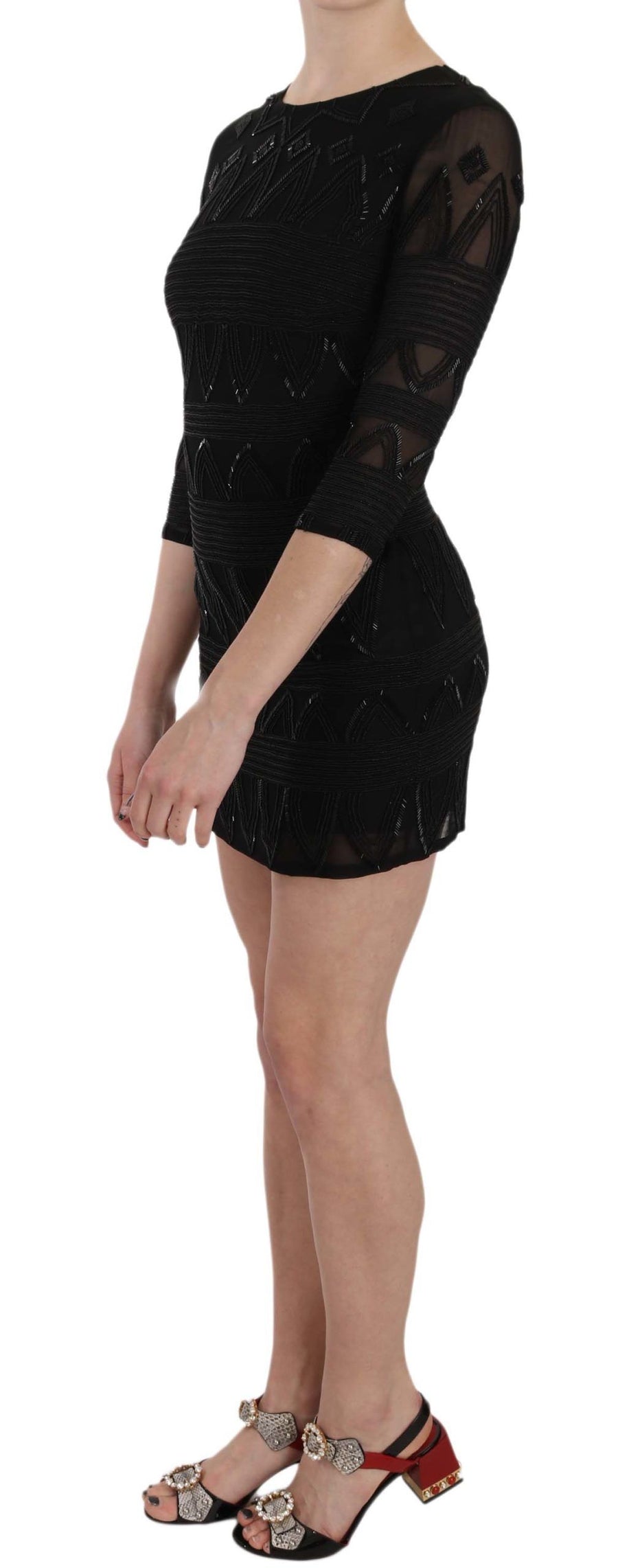 John Richmond 100% Silk dress in black