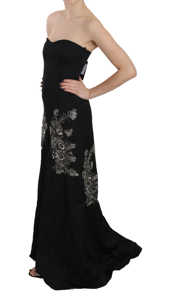 John Richmond 48% Viscose dress in black